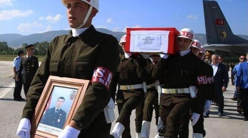 Şehit Uzman &Ccedil;avuş Erkut&rsquo;un Naaşı Tokat&rsquo;ta