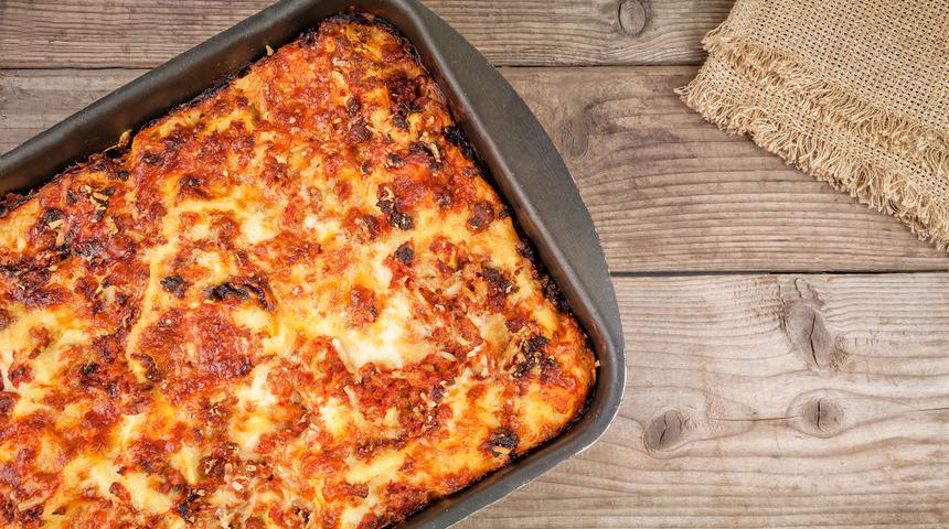  Fırında sebzeli peynirli makarna