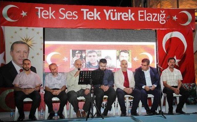 Elazığ’da Şehitler İçin Mevlit Okutuldu