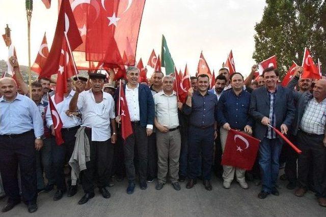 12. Gökbel Yaylası Güreşleri ‘demokrasi Yürüyüşü’ İle Başladı