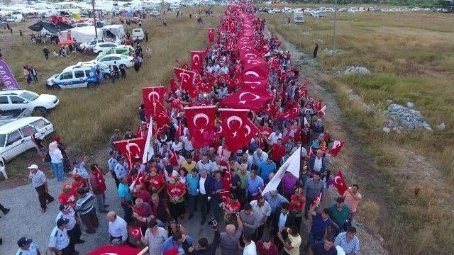 12. Gökbel Yaylası Güreşleri ‘demokrasi Yürüyüşü’ İle Başladı