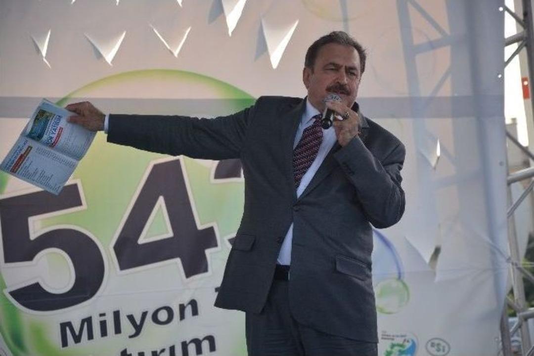 Bakan Eroğlu, Temel Atıp A&ccedil;ılış Yaptı