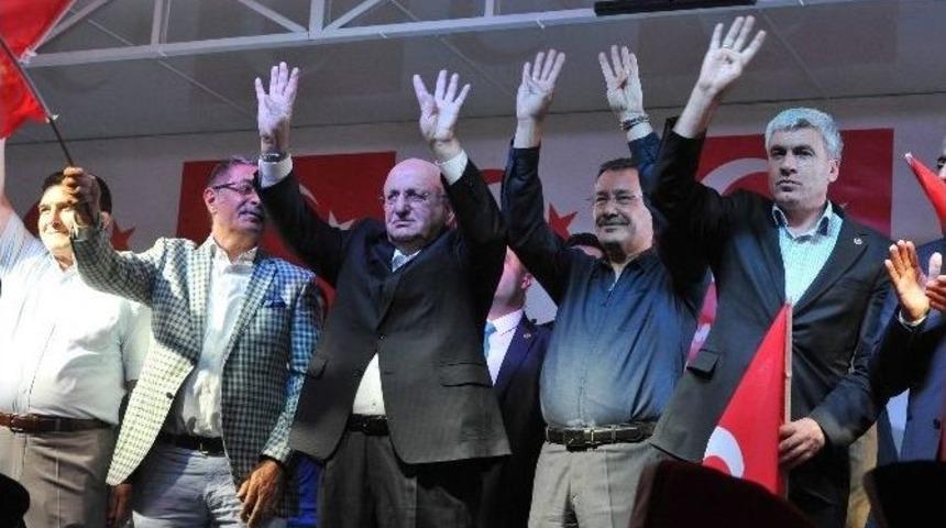 Tbmm Başkanı Kahraman, 15 Temmuz Kızılay Demokrasi Meydanı&rsquo;nda Milli İrade N&ouml;betine Katıldı