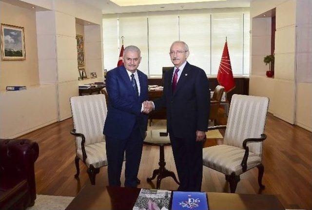 Başbakan Yıldırım, Chp Genel Merkezi’nde