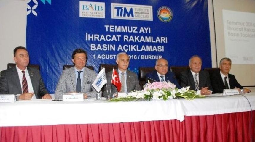 Tim, İhracat Verilerini Burdur&rsquo;da A&ccedil;ıkladı