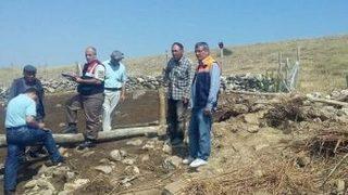 Tavanı Çöken Ahırda Koyunlar Telef Oldu