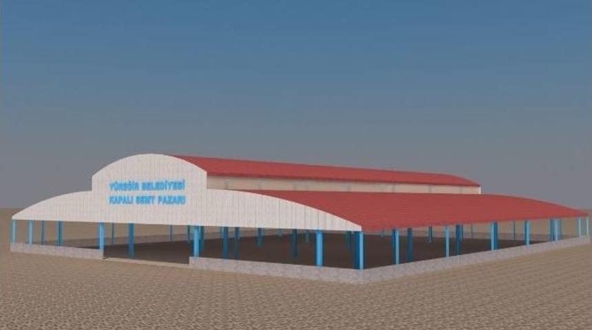 Y&uuml;reğir İkinci Kapalı Semt Pazarına Kavuşuyor