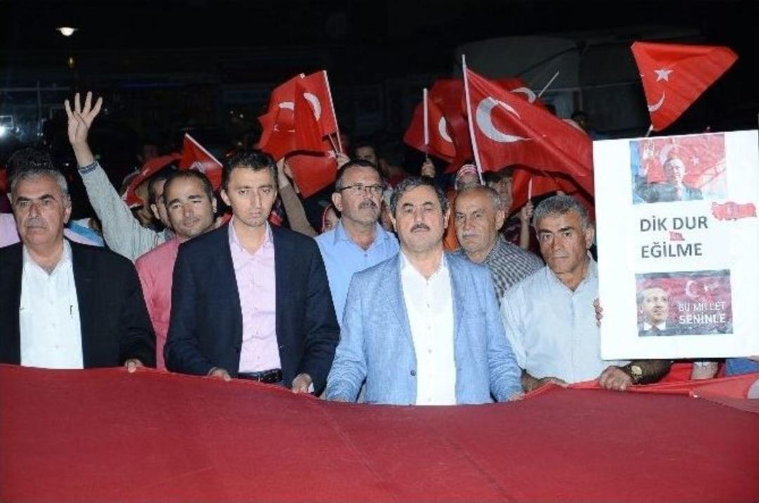 Darende Milli İradeye Sahip &Ccedil;ıkıyor