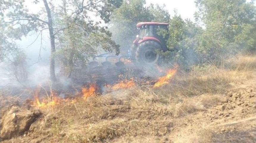 Hayrabolu&rsquo;da Ormanlık Alanda Yangın &Ccedil;ıktı