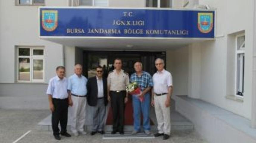 Emekli Edilen T&uuml;mgenerale Teşekk&uuml;r Ziyareti