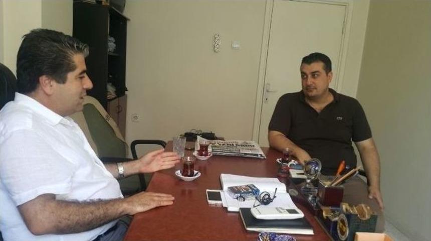 Ak Parti&rsquo;li Bostan&rsquo;dan, Ulusal Gazete Ve Ajans Temsilcilerine Ziyaret