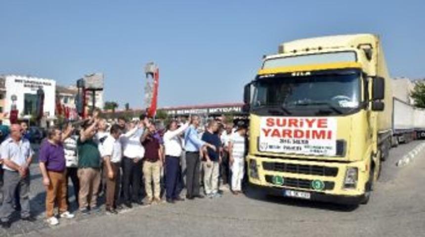 İhh&rsquo;dan Suriye&rsquo;ye 3 Tır Un