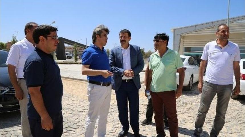 Belediye Başkanı &Ccedil;alışmaları Yerinde İnceledi