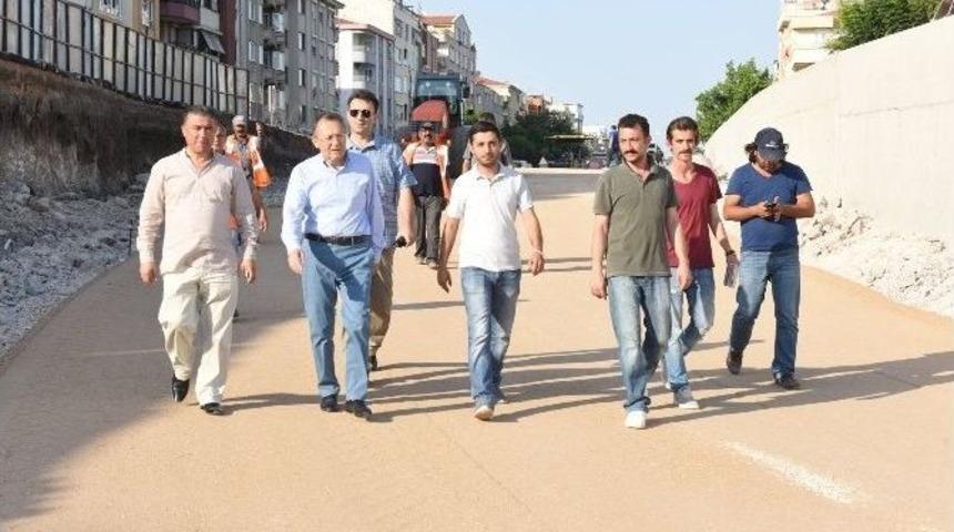 Kavşak &Ccedil;alışmasının İkinci Etabında &Ccedil;alışmalar S&uuml;r&uuml;yor