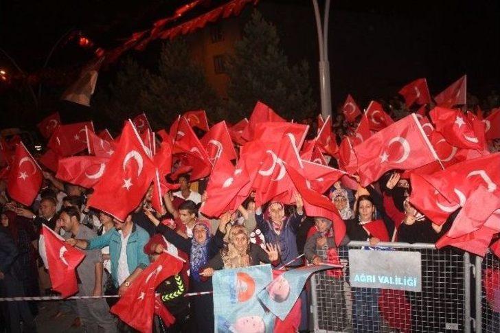 Ağrı’da Demokrasi Nöbeti Sürüyor G1