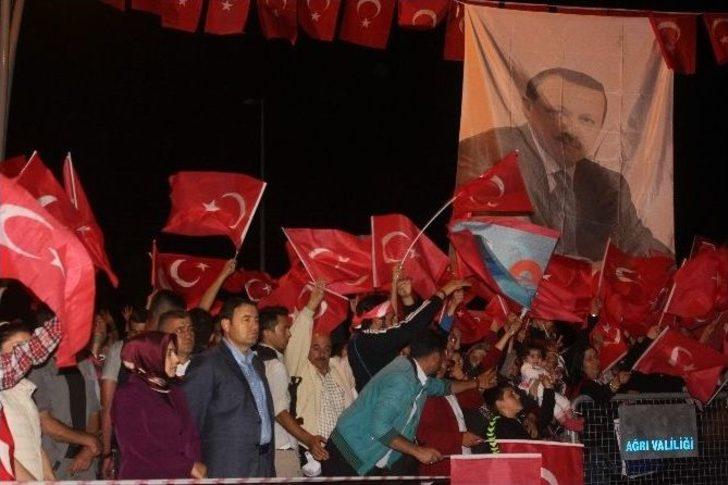 Ağrı’da Demokrasi Nöbeti Sürüyor G2