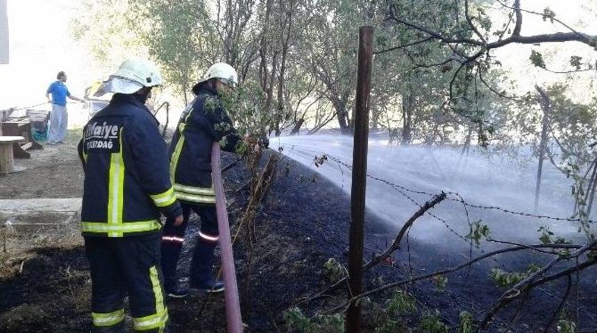 Eski Cezaevi Yerleşkesinde Korkutan Yangın