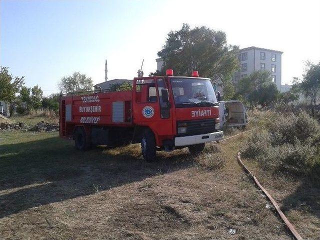 Eski Cezaevi Yerleşkesinde Korkutan Yangın