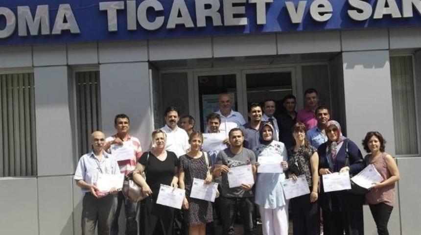 Soma&rsquo;da 25 Girişimci Belgelerine Kavuştu