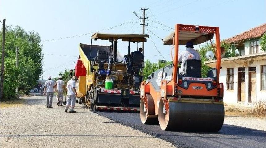 Ermenek&rsquo;te Asfaltlama &Ccedil;alışması