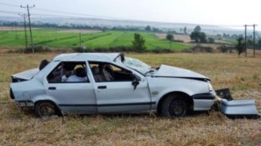 Biga&rsquo;da Kaza: 4 Yaralı