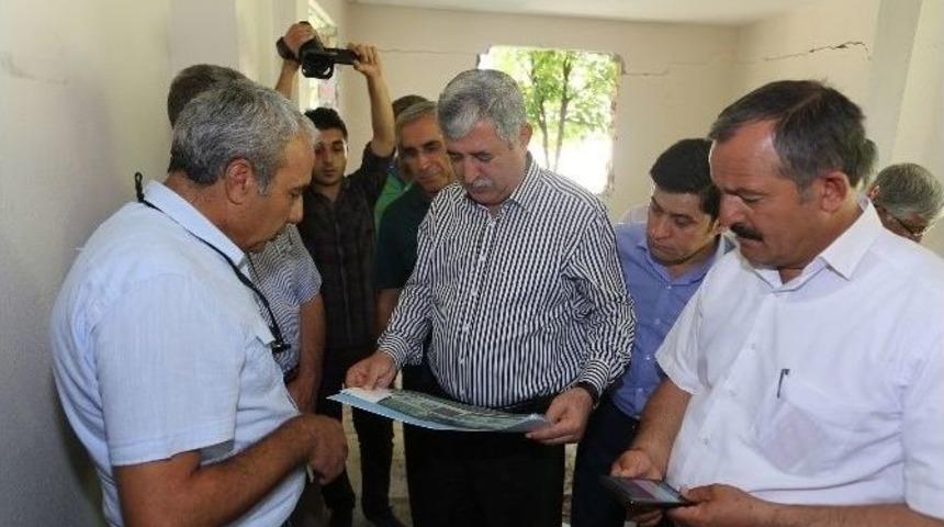 Yeşiltepe&rsquo;ye &Ccedil;ok Ama&ccedil;lı Modern Muhtar Evi Yapılıyor