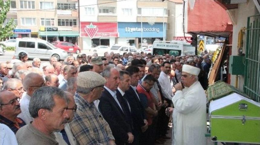 Chp Bilecik Milletvekili Yaşar T&uuml;z&uuml;n&rsquo;&uuml;n Kayınpederi Son Yolculuğuna Uğurlandı