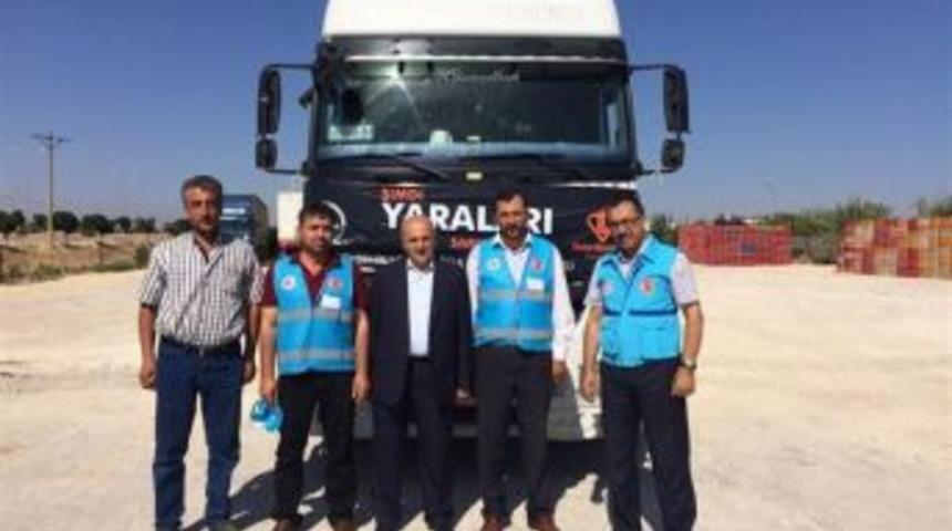 Yardımlar Kilis&rsquo;e Ulaştı