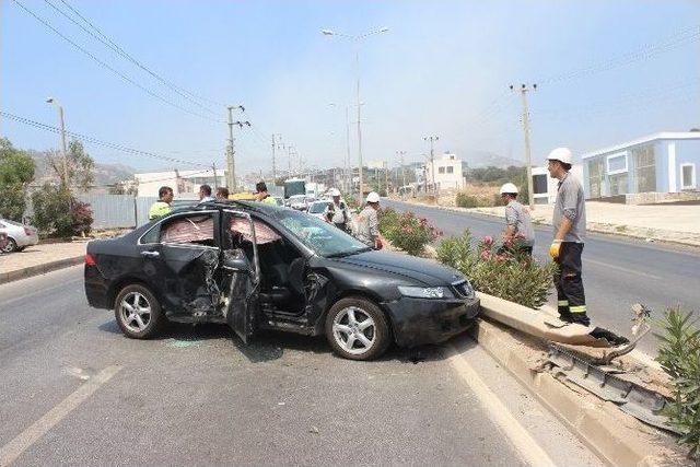 Bodrum’da Trafik Kazası: 2 Yaralı