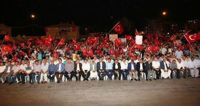 Şanlıurfa Merkez Ve İlçelerinde Demokrasi Nöbetleri