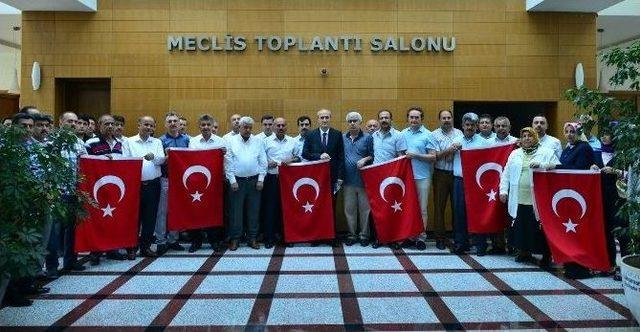 Dulkadiroğlu Belediyesi’nden 15 Temmuz Şehit Ve Gazileri’ne Destek