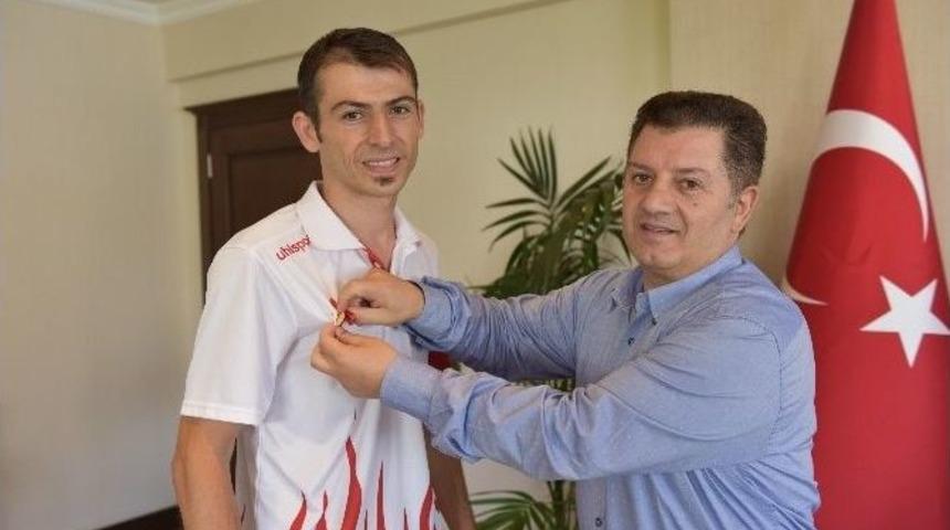 Engelli Şampiyonlardan Bodrum Kaymakamına Ziyaret