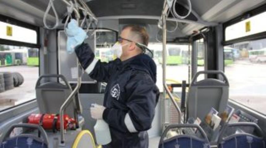 B&uuml;y&uuml;kşehir&rsquo;in Otob&uuml;sleri Her G&uuml;n Temizleniyor