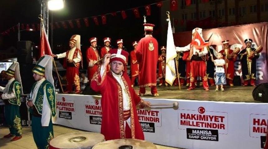 Şehzadeler Mehteran Takımı, Demokrasi N&ouml;bet&ccedil;ilerini Coşturdu