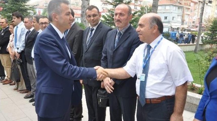 Bilecik Valisi S&uuml;leyman Elban, Boz&uuml;y&uuml;k&rsquo;e İlk Resmi Ziyaretini Yaptı
