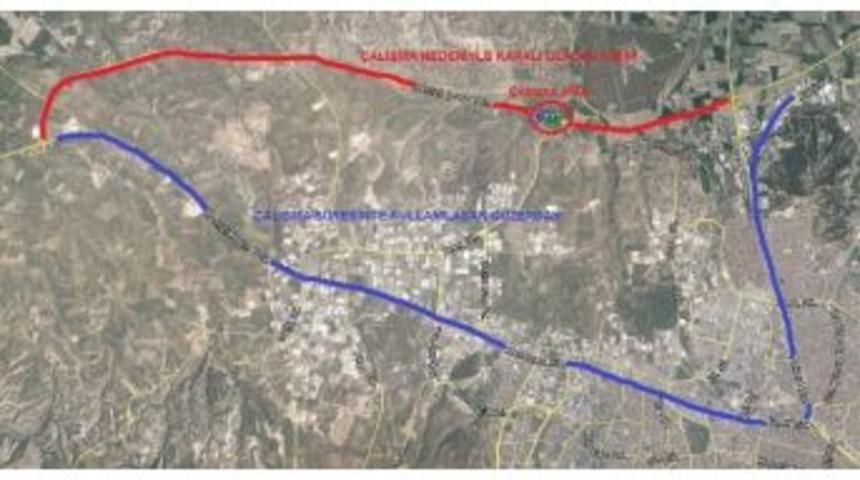 Pamukkale &Ccedil;evreyolu İle Kumsıkı Kavşağı 4 G&uuml;n Kapalı Olacak