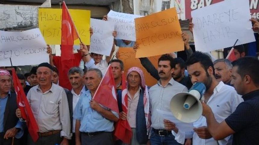 İdil&rsquo;de Aşiret &Uuml;yelerinden Demokrasi Eylemi