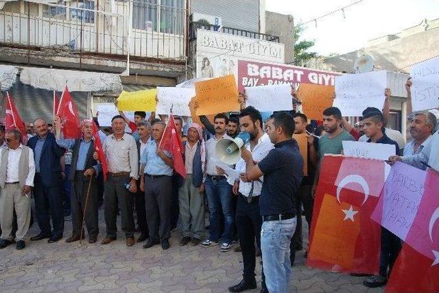 İdil’de Aşiret Üyelerinden Demokrasi Eylemi