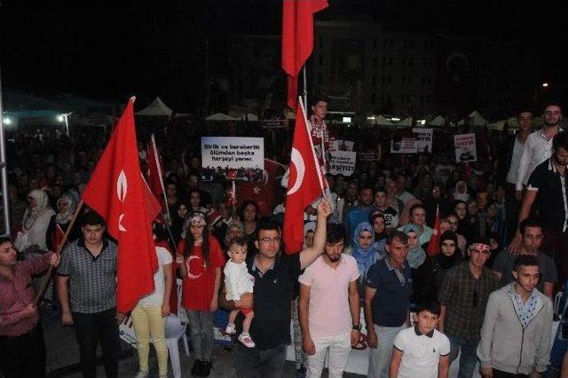 Eskişehir’de Demokrasi Nöbeti 20’nci Gününde Sürüyor