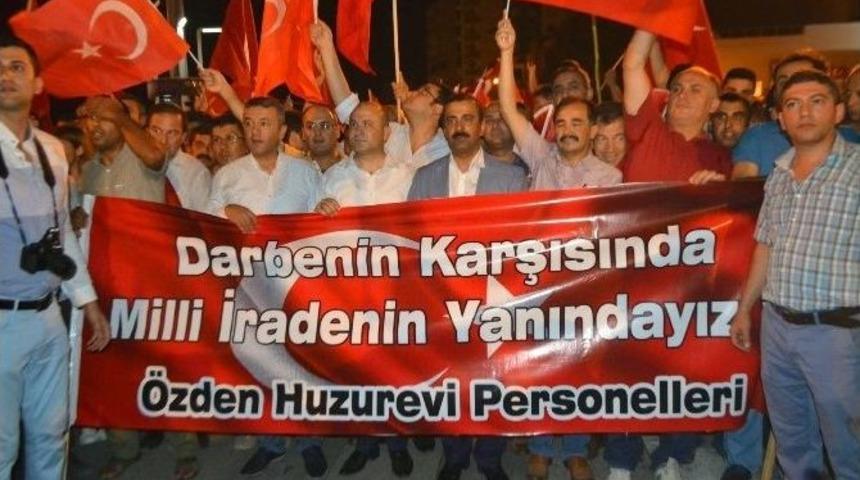 Memur-sen Osmaniye Şubesi "milli İrade Ve Demokrasi Y&uuml;r&uuml;y&uuml;ş&uuml;" D&uuml;zenledi