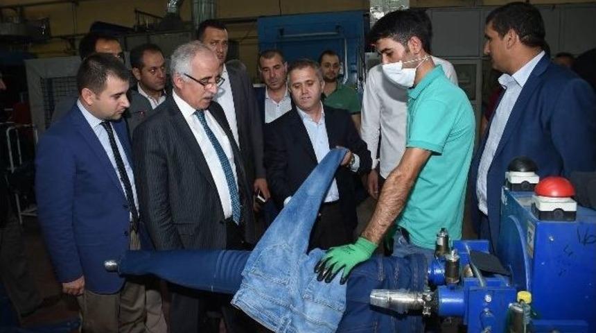 Şanlıurfa Valisi G&uuml;ng&ouml;r Azim Tuna Osb&rsquo;yi Gezdi