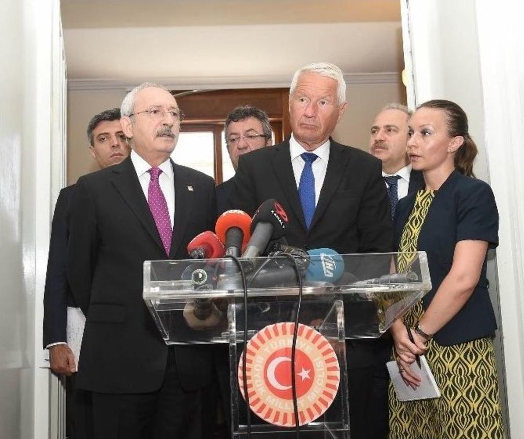 Chp Genel Başkanı Kılı&ccedil;daroğlu, Avrupa Konseyi Genel Sekreteri Jagland İle G&ouml;r&uuml;şt&uuml;