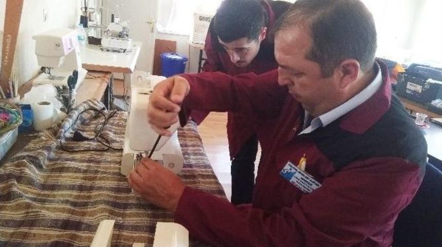Halk Eğitim Merkezi&rsquo;nin Dikiş Nakış Ve Overlok Makinelerine Bakım