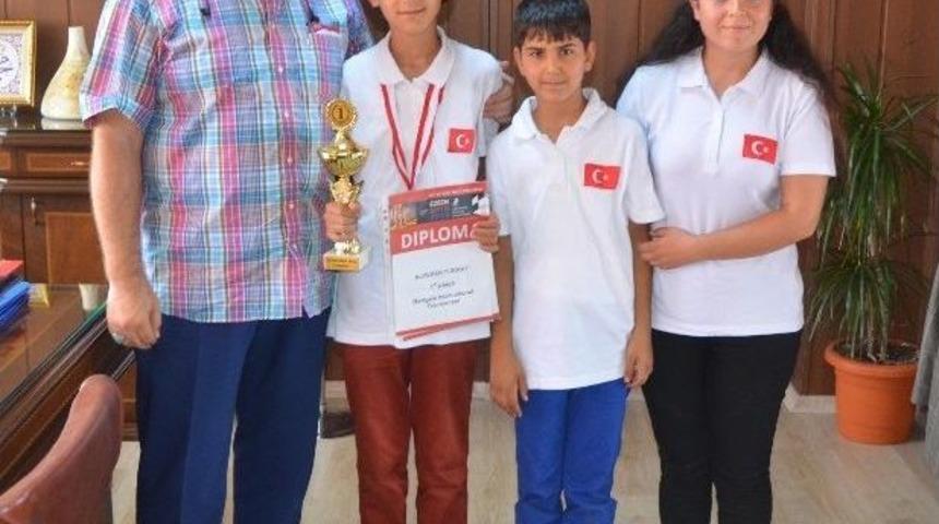 Czech 2016 D&uuml;nya Mangala Turnuvası&rsquo;nda Dereceye Giren &Ouml;ğrenciler Koca&rsquo;yı Ziyaret Etti