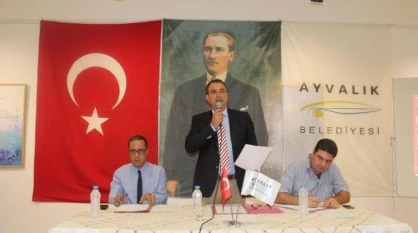 Ayvalık Belediyesi Ağustos Ayı Olağan Meclis Toplantısı Yapıldı