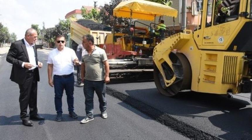 D&uuml;zce&rsquo;de Bazalt Asfalt Seriliyor