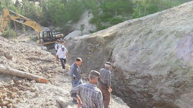 Kaymakam Bayraktar, İçme Suyu Drenaj Çalışmalarını İnceledi