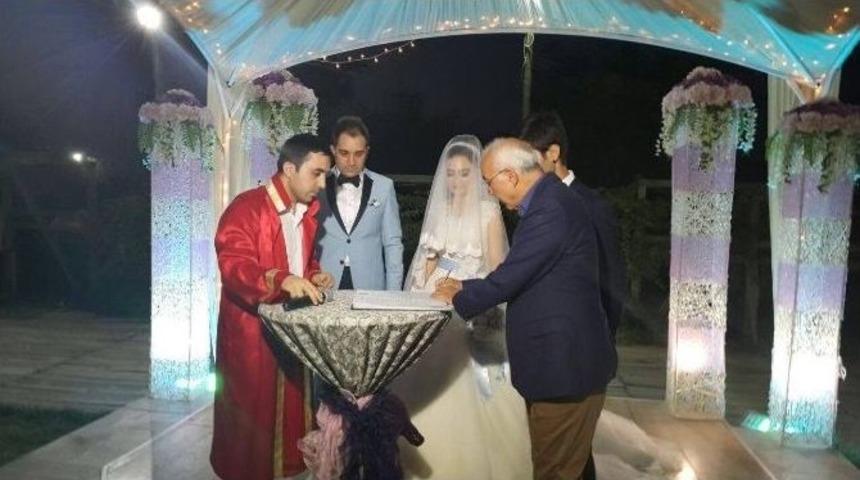 Kayseri Ticaret Odası Başkanı Hi&ccedil;yılmaz, Kto Personeli B&uuml;lent Eşel&rsquo;in Nik&acirc;h Şahitliğini Yaptı