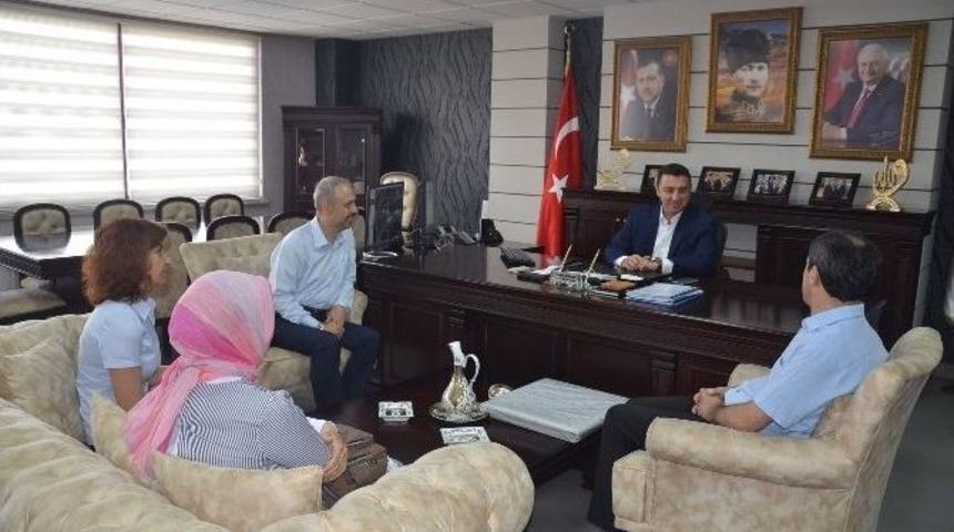 Halk Eğitim Merkezi M&uuml;d&uuml;r&uuml;&rsquo;nden Başkan Bakıcı&rsquo;ya Ziyaret