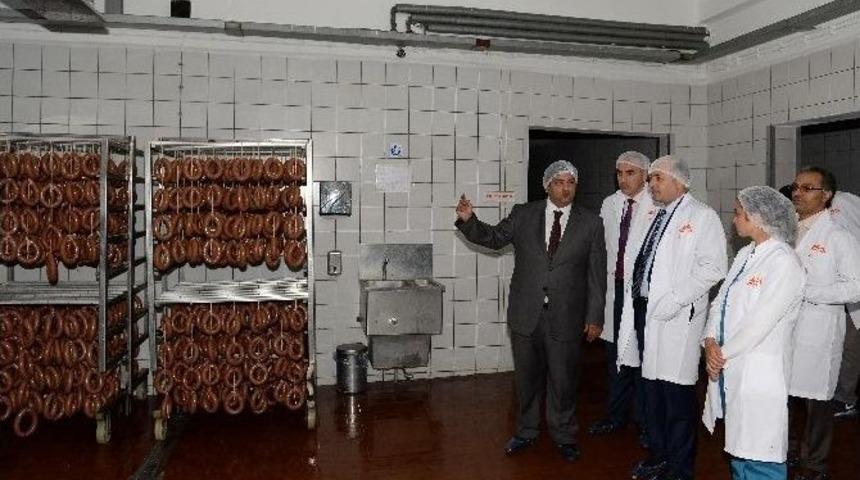 Vali Azizoğlu, Et Entegre Tesislerini Ziyaret Etti